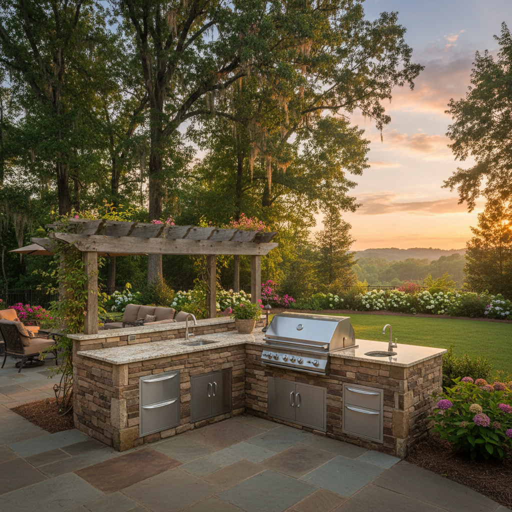 Huntsville outdoor kitchen project 1 by Huntsville Outdoor Kitchens