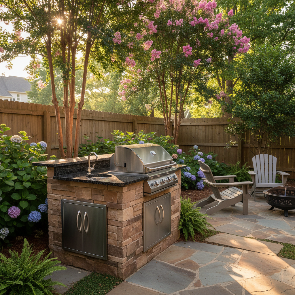 Huntsville outdoor kitchen project 4 by Huntsville Outdoor Kitchens