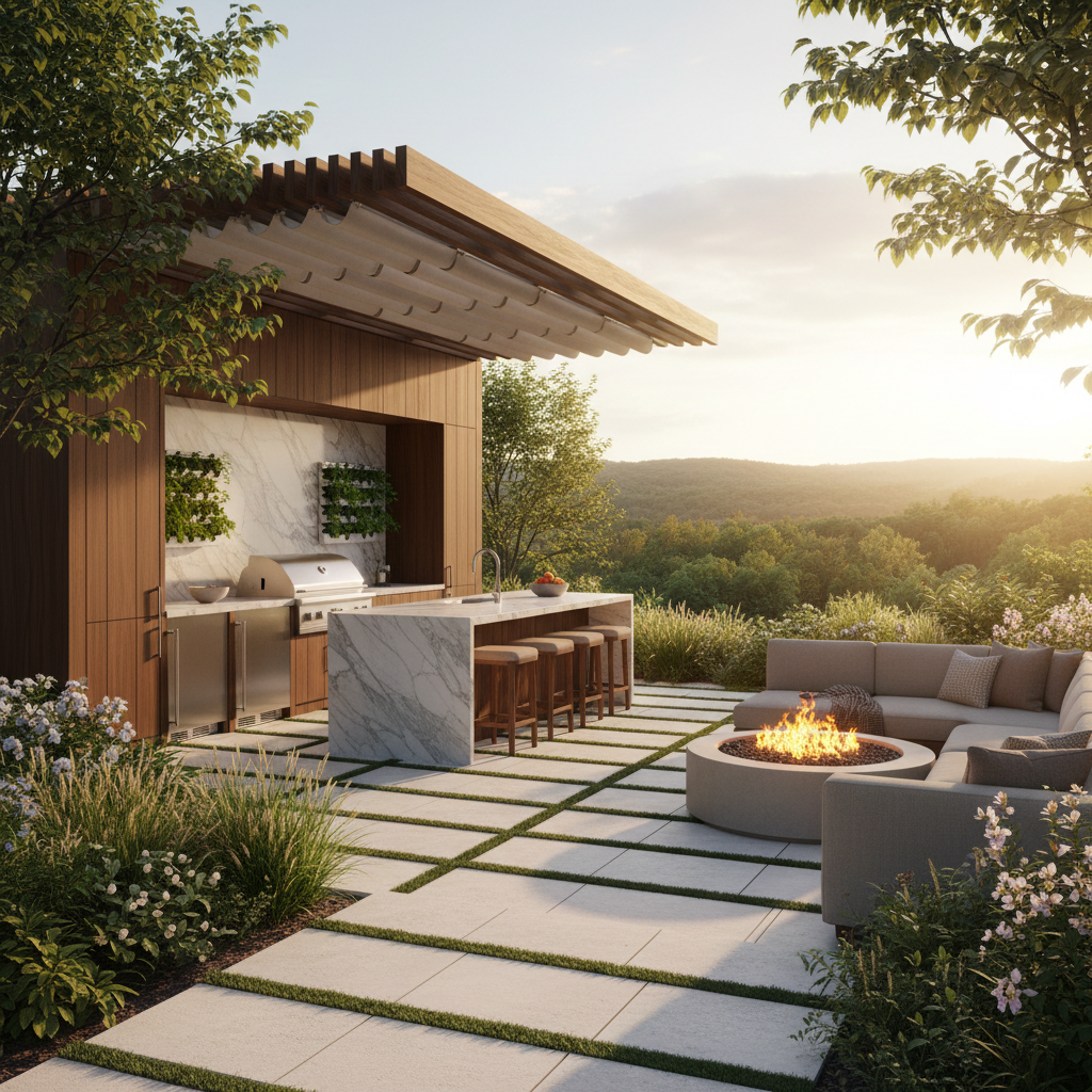 Huntsville Outdoor Living Trends for 2026 — outdoor kitchen tips for Huntsville Alabama homeowners