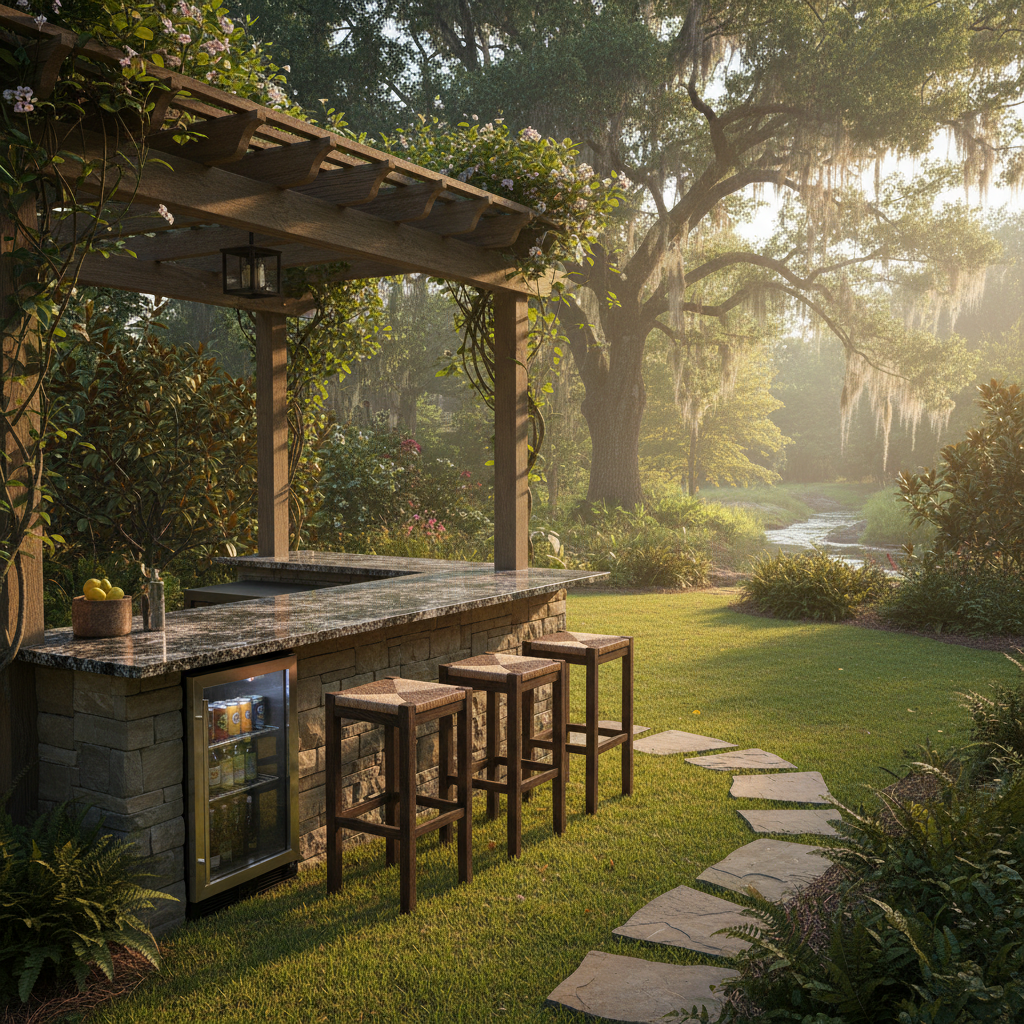 Outdoor Bars & Entertainment Areas in Huntsville AL — licensed and insured outdoor kitchen contractor