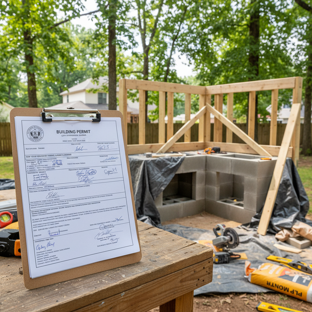Do You Need a Permit for an Outdoor Kitchen in Huntsville, AL? — outdoor kitchen tips for Huntsville Alabama homeowners
